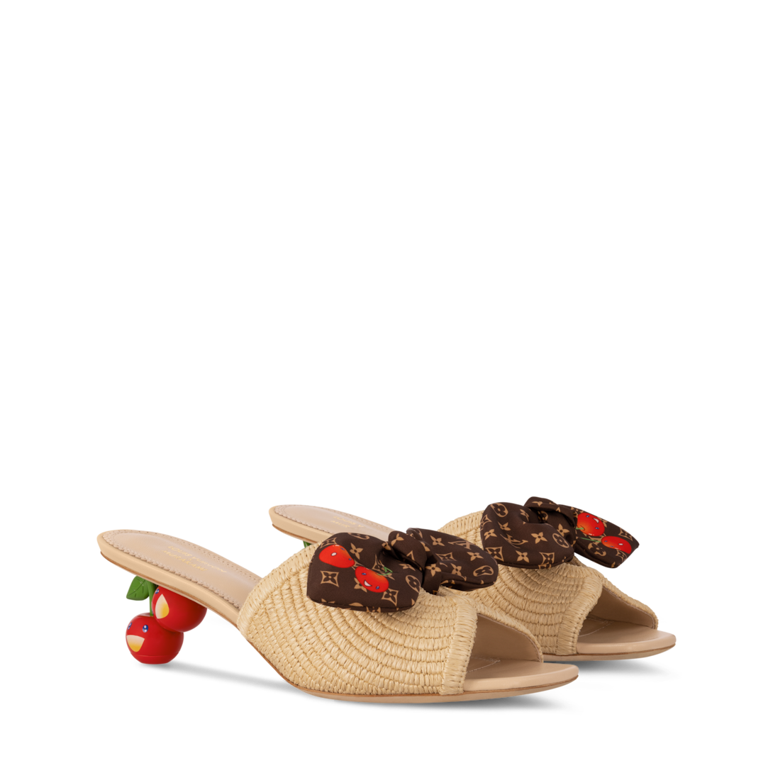 Louis Vuitton フラワー装飾ミュール louis-vuitton--